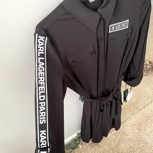 Designer Karl Lagerfeld Military Dress